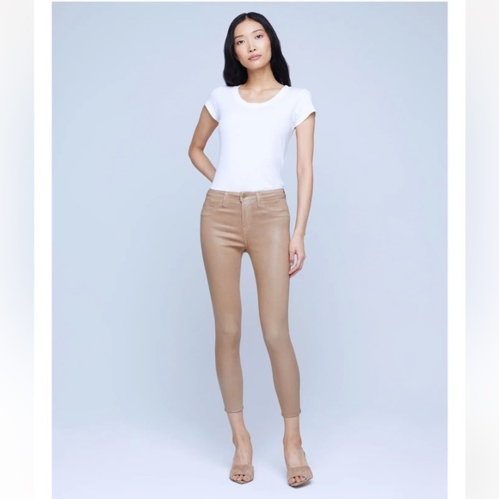 NWOT L'Agence Margot Coated Jean